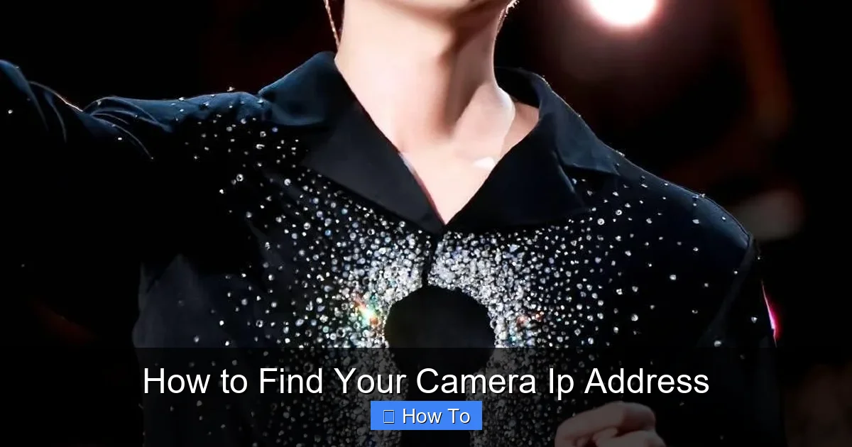 How to Find Your Camera Ip Address