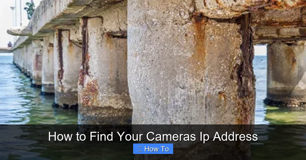 How to Find Your Cameras Ip Address