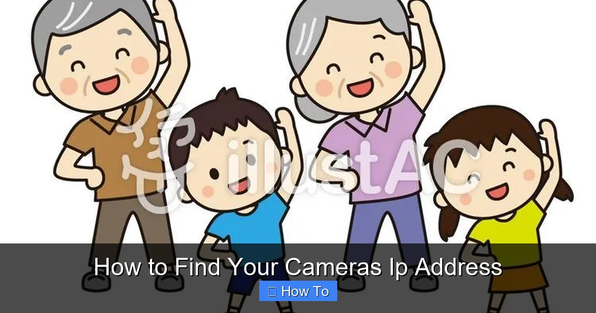 How to Find Your Cameras Ip Address