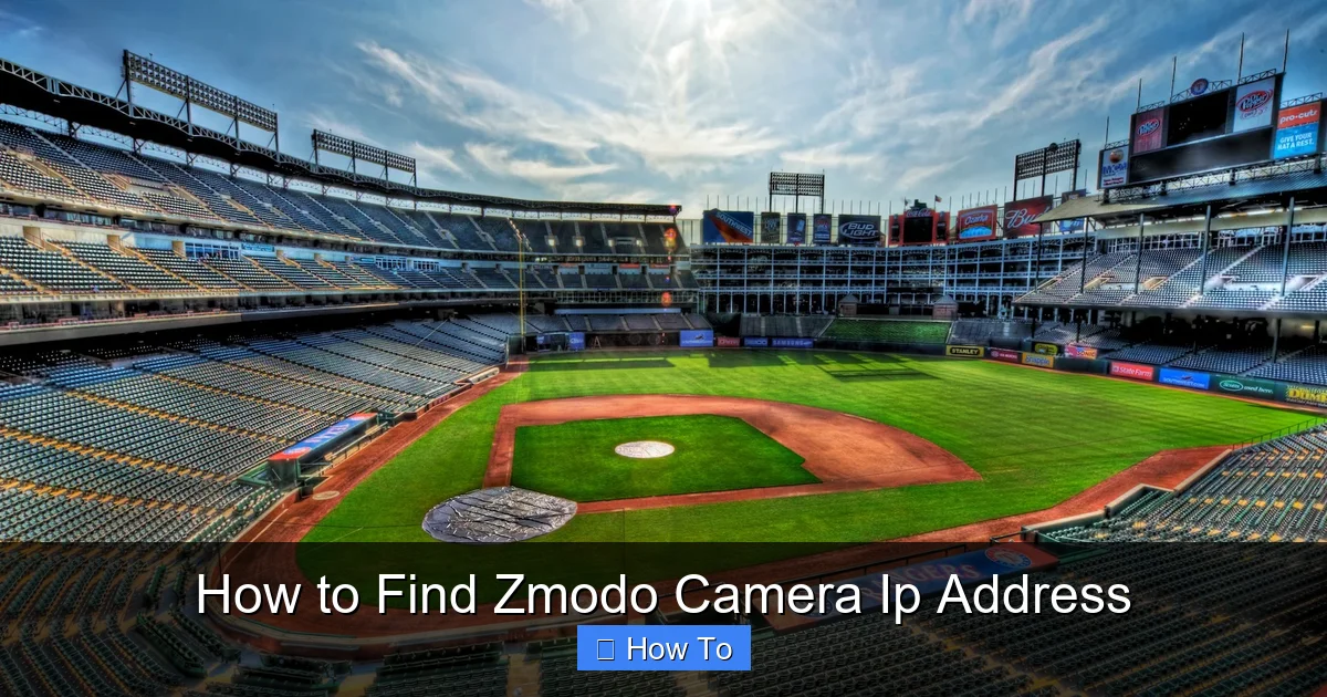 How to Find Zmodo Camera Ip Address