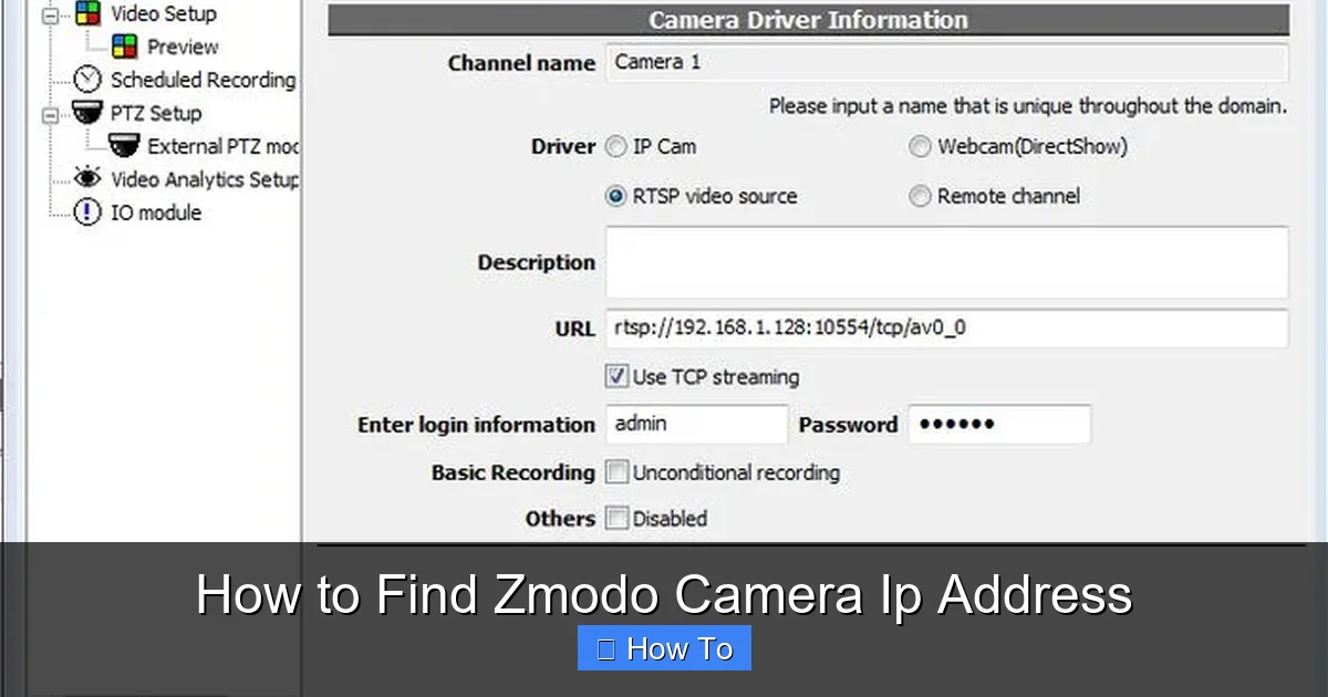 How to Find Zmodo Camera Ip Address