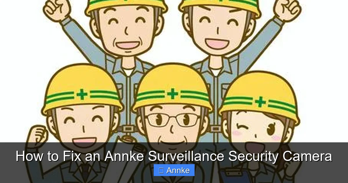 How to Fix an Annke Surveillance Security Camera
