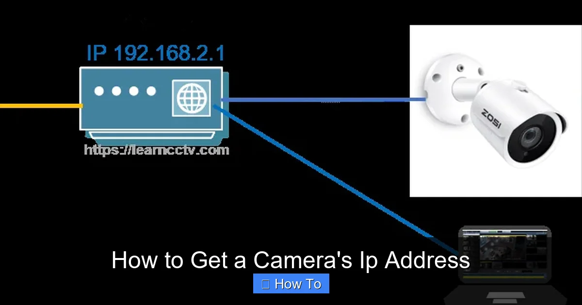 How to Get a Camera's Ip Address