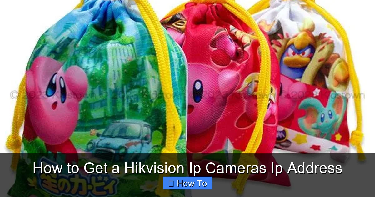How to Get a Hikvision Ip Cameras Ip Address