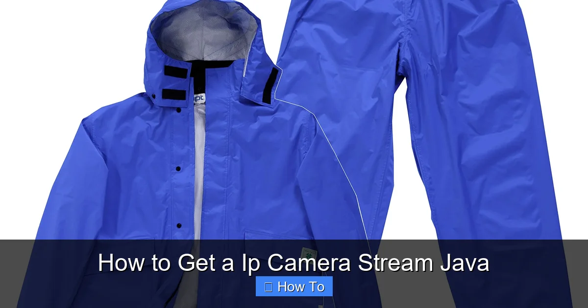 How to Get a Ip Camera Stream Java