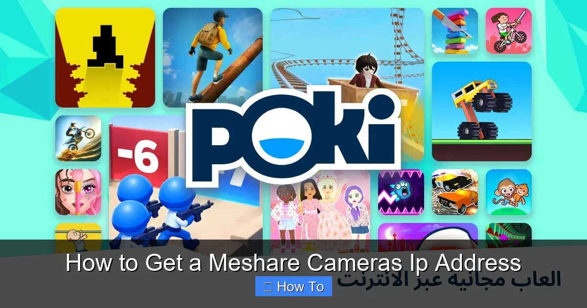 How to Get a Meshare Cameras Ip Address