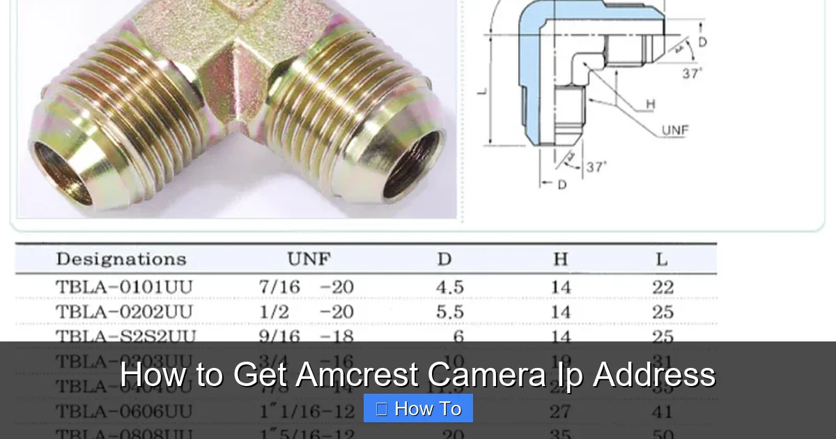How to Get Amcrest Camera Ip Address