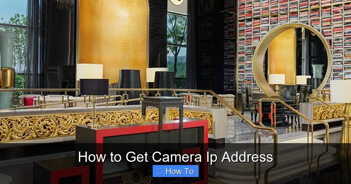 How to Get Camera Ip Address