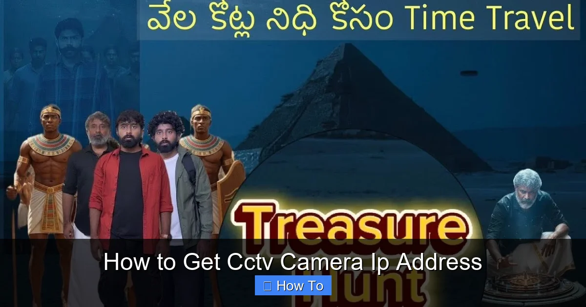 How to Get Cctv Camera Ip Address