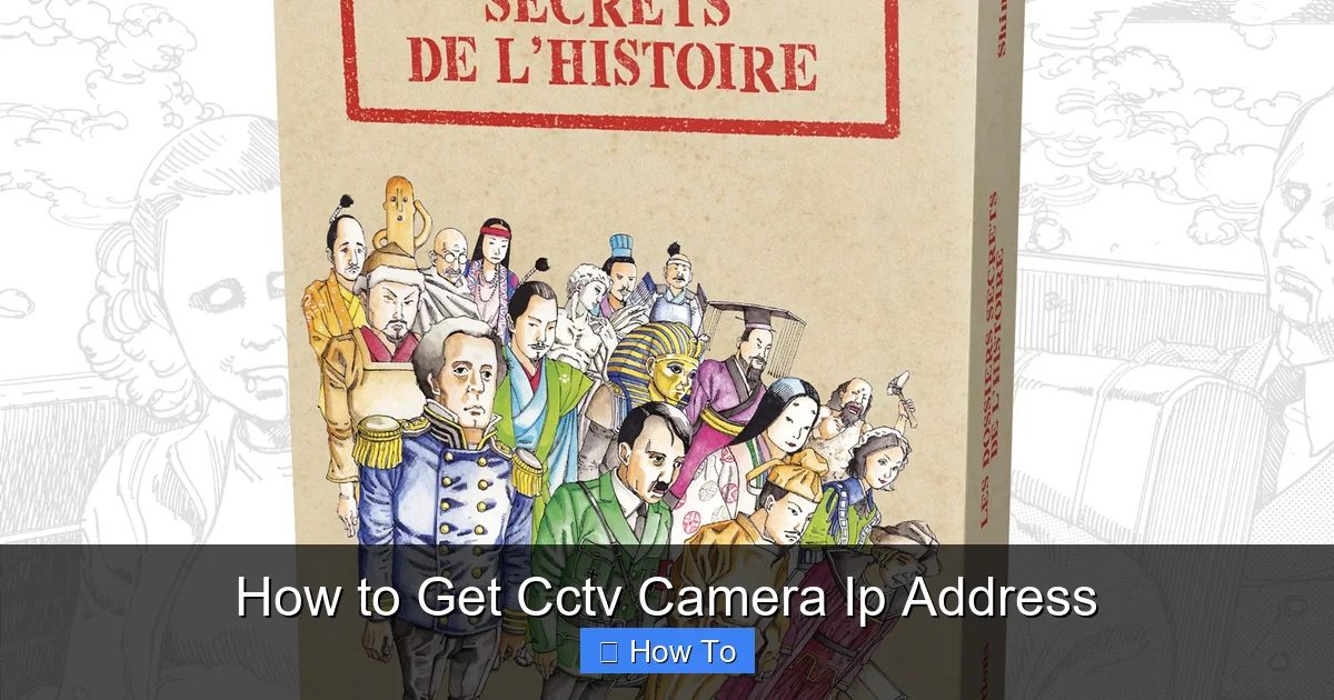 How to Get Cctv Camera Ip Address