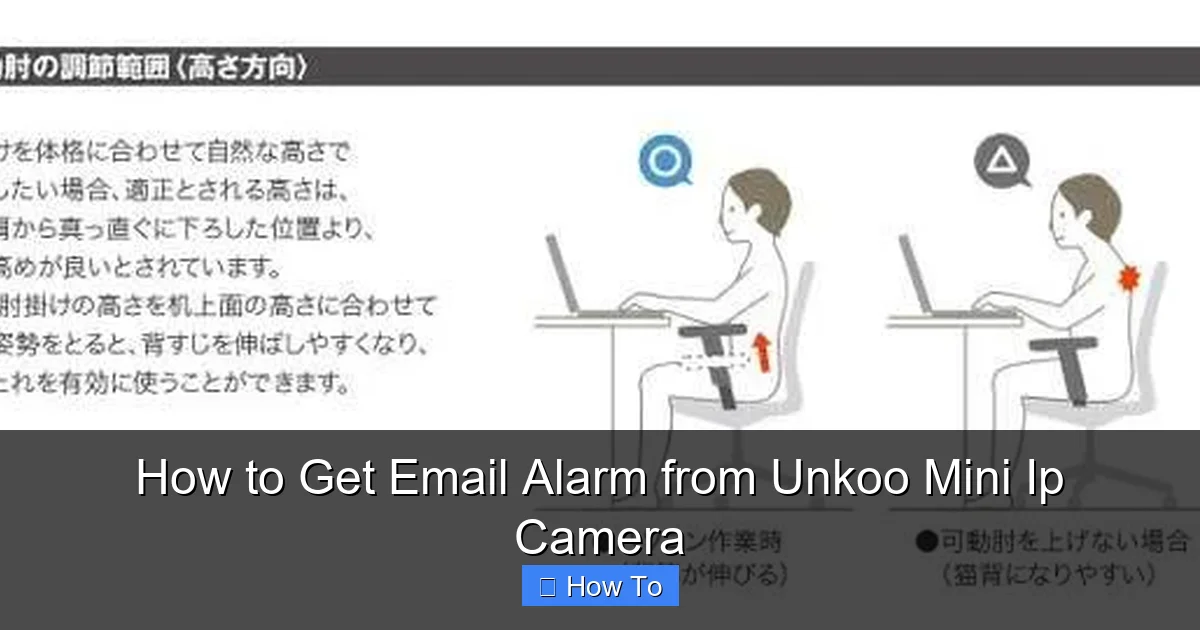 How to Get Email Alarm from Unkoo Mini Ip Camera