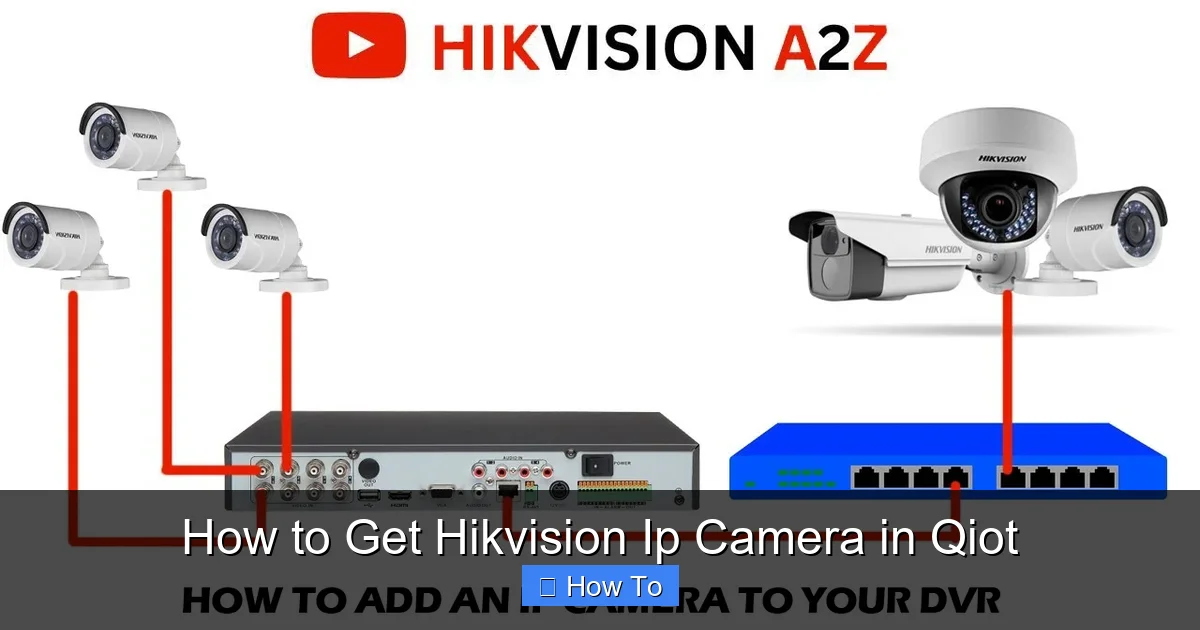 How to Get Hikvision Ip Camera in Qiot