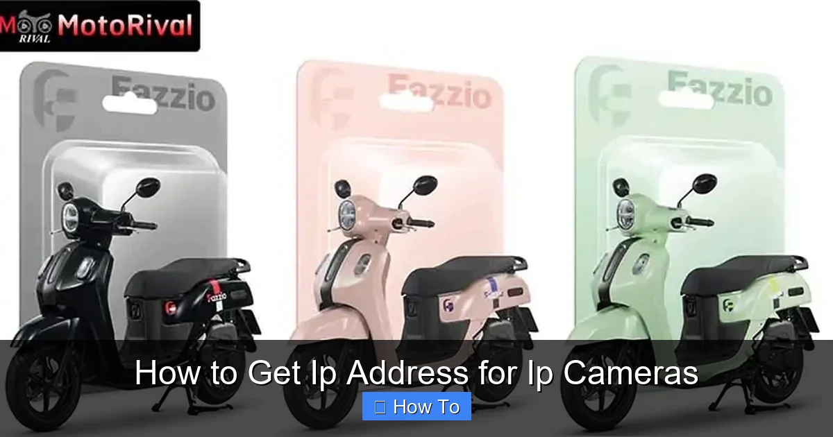 How to Get Ip Address for Ip Cameras