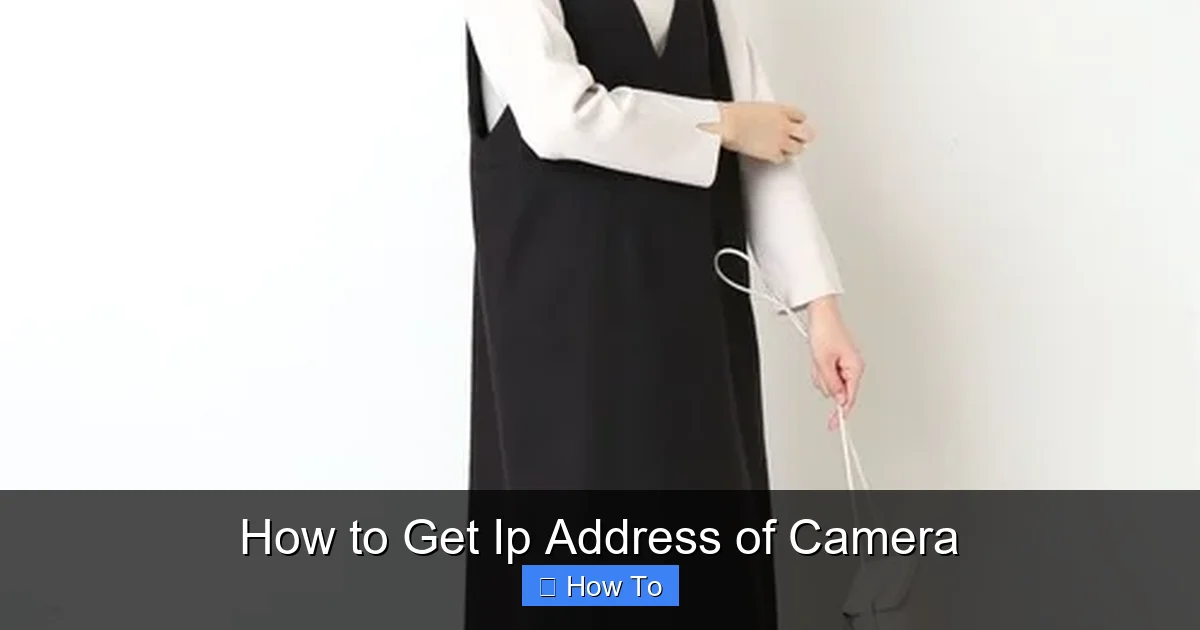 How to Get Ip Address of Camera