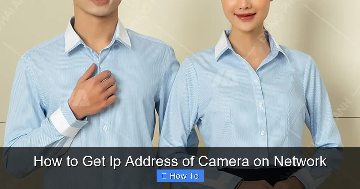 How to Get Ip Address of Camera on Network