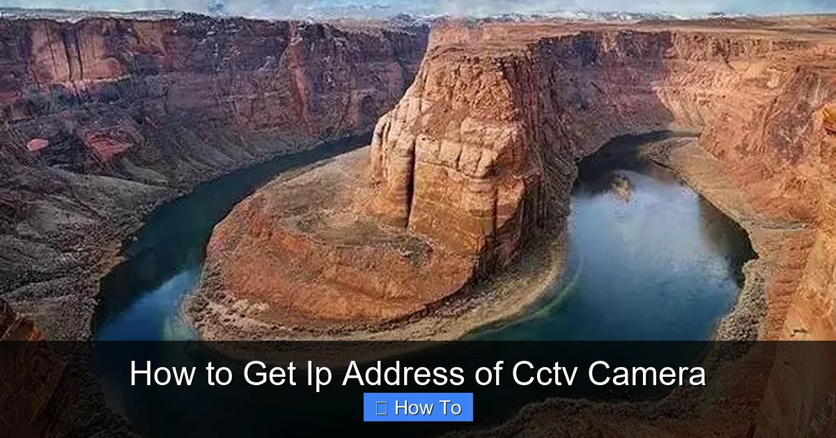How to Get Ip Address of Cctv Camera