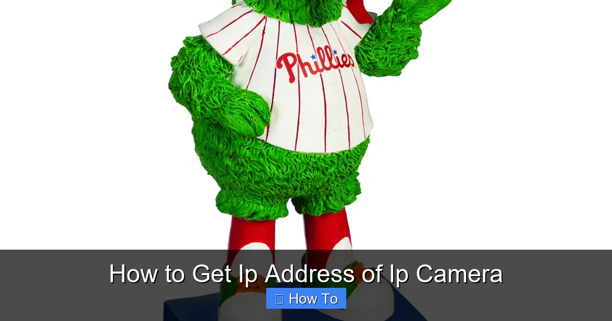 How to Get Ip Address of Ip Camera