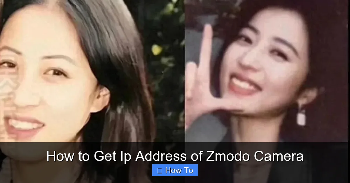 How to Get Ip Address of Zmodo Camera