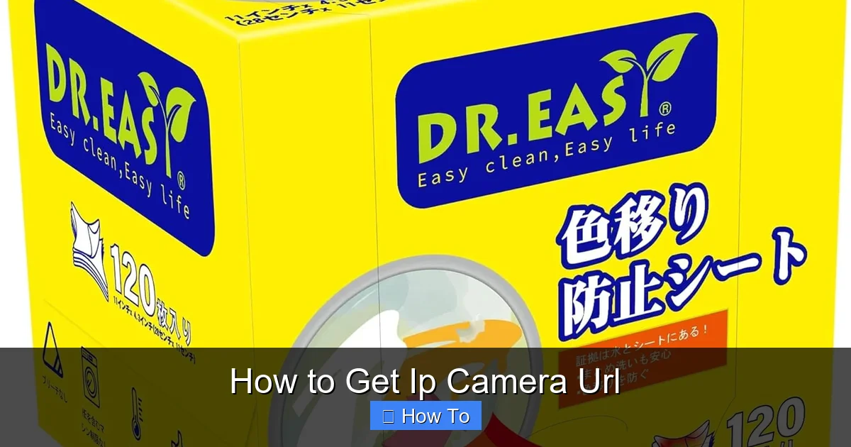 How to Get Ip Camera Url