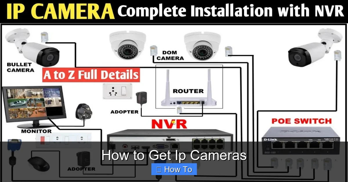 How to Get Ip Cameras