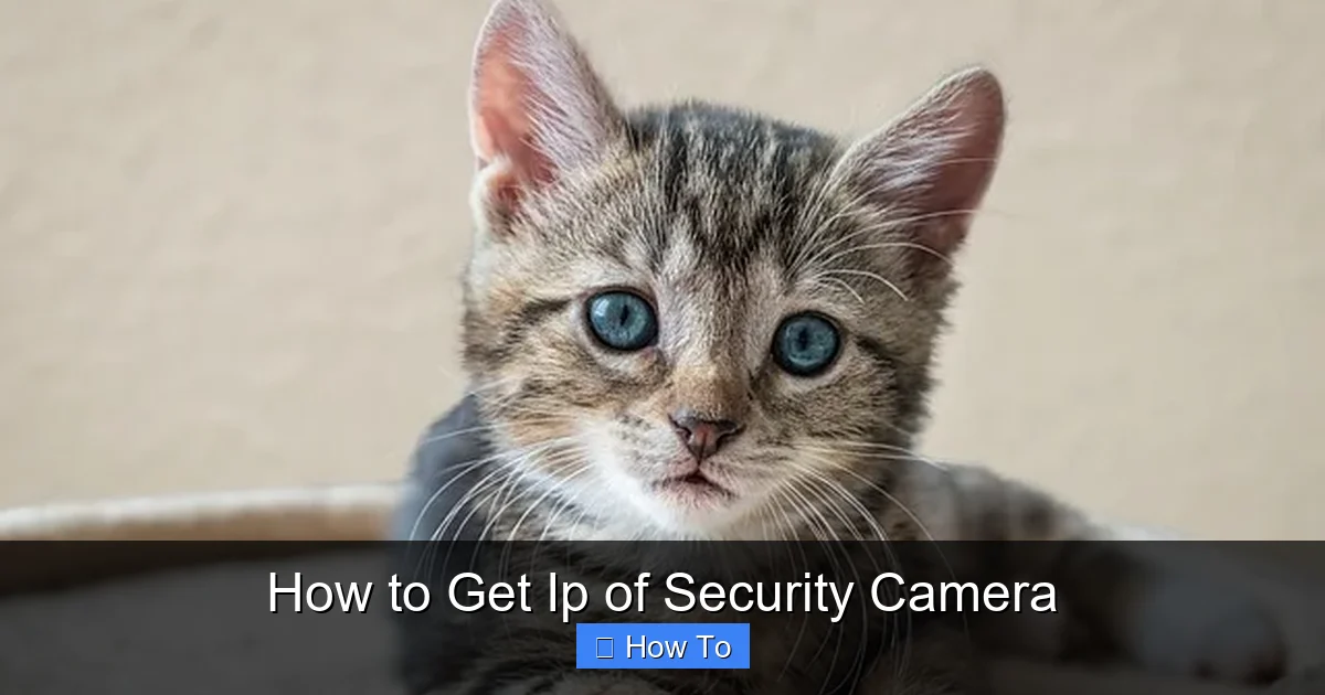 How to Get Ip of Security Camera