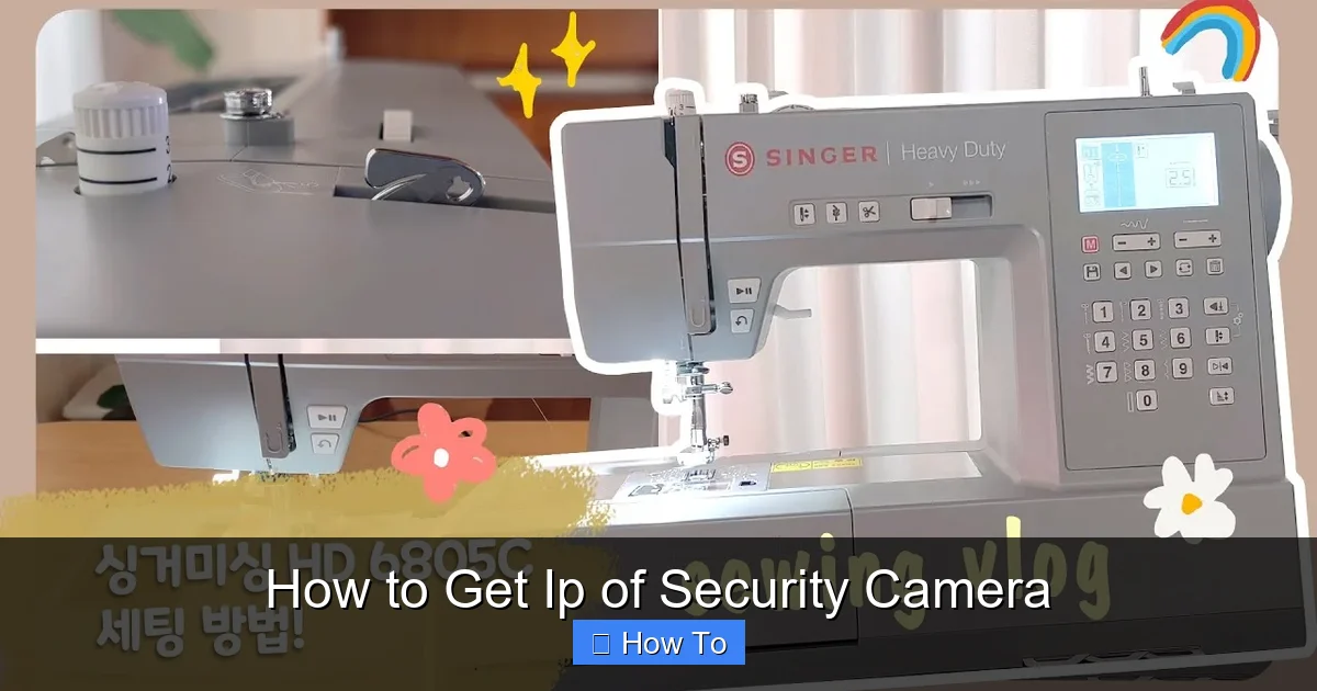 How to Get Ip of Security Camera