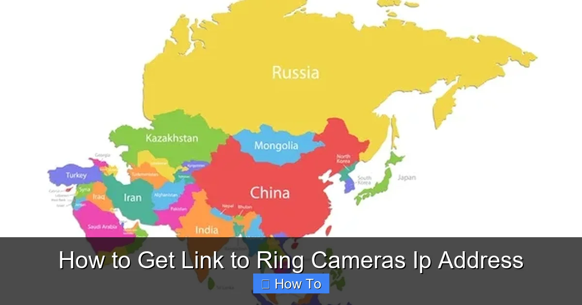 How to Get Link to Ring Cameras Ip Address