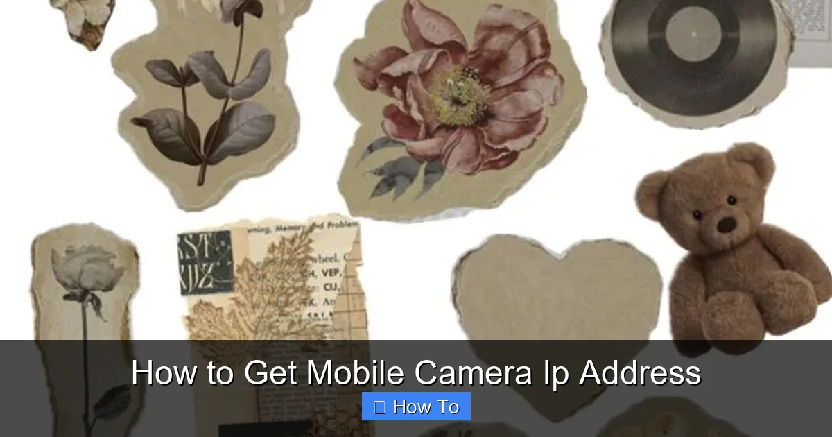 How to Get Mobile Camera Ip Address