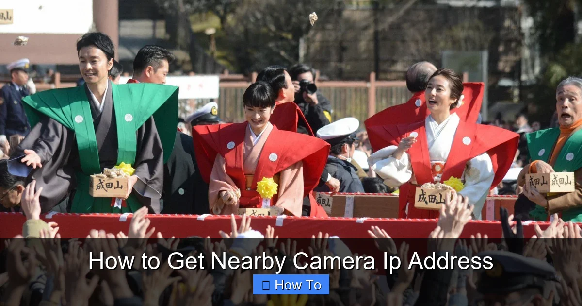 How to Get Nearby Camera Ip Address