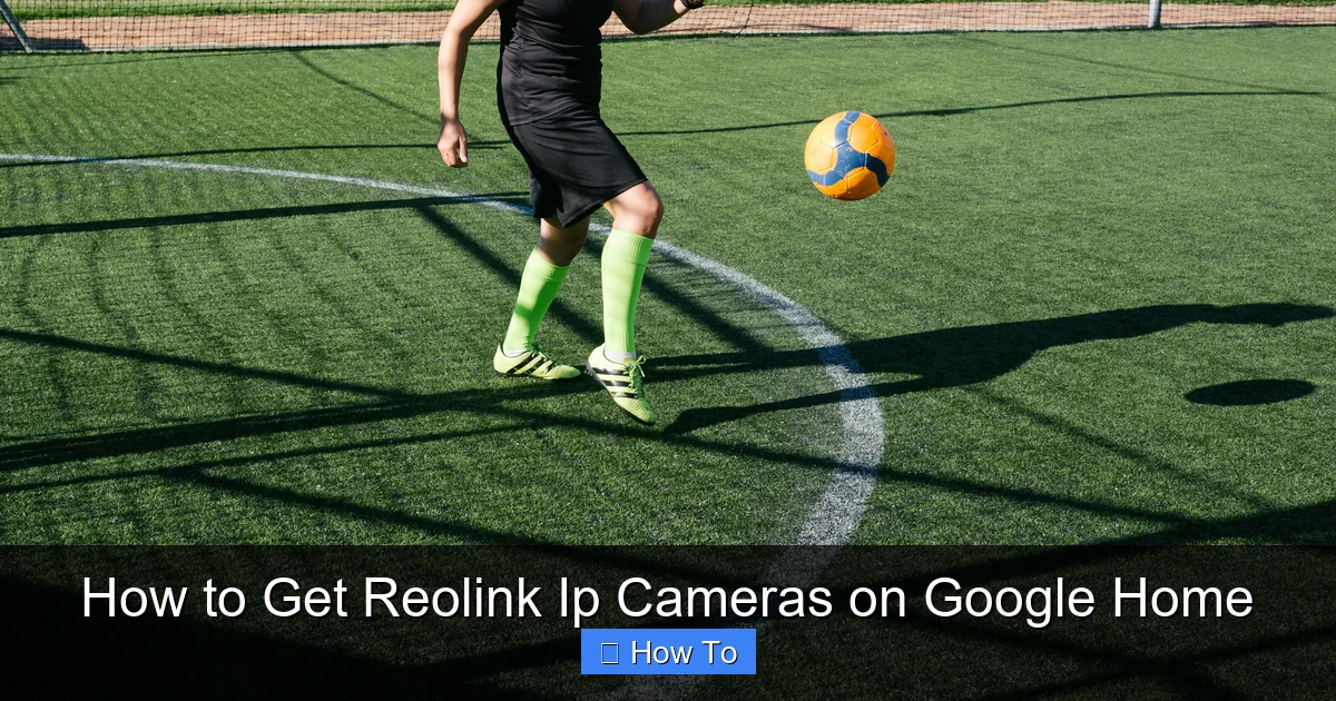 How to Get Reolink Ip Cameras on Google Home