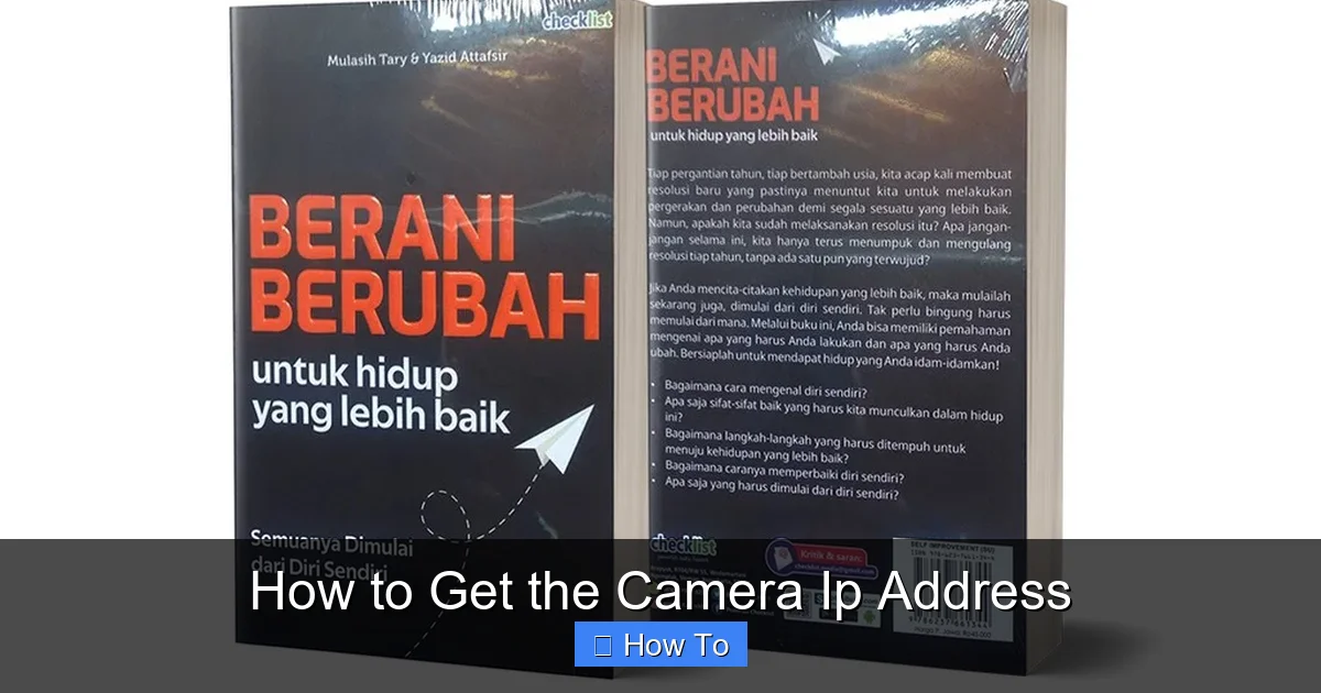 How to Get the Camera Ip Address