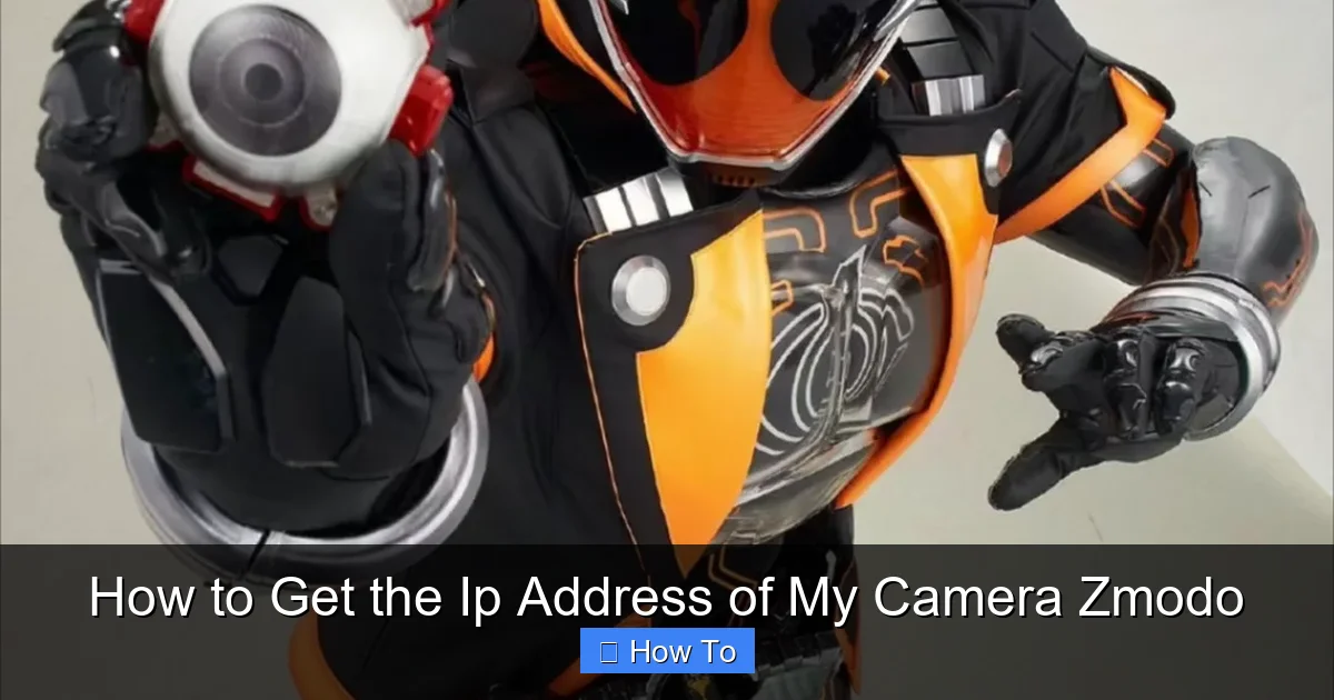 How to Get the Ip Address of My Camera Zmodo