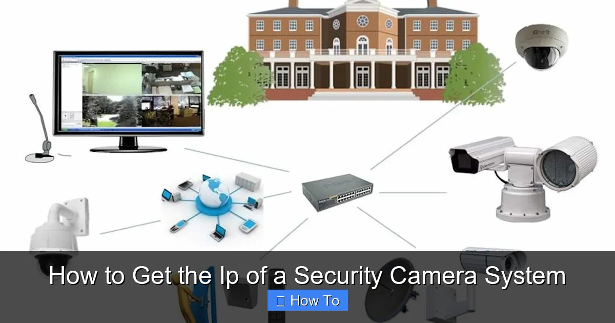 How to Get the Ip of a Security Camera System