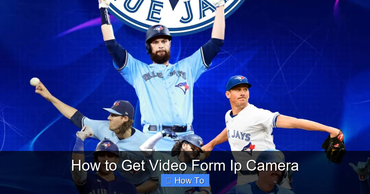 How to Get Video Form Ip Camera