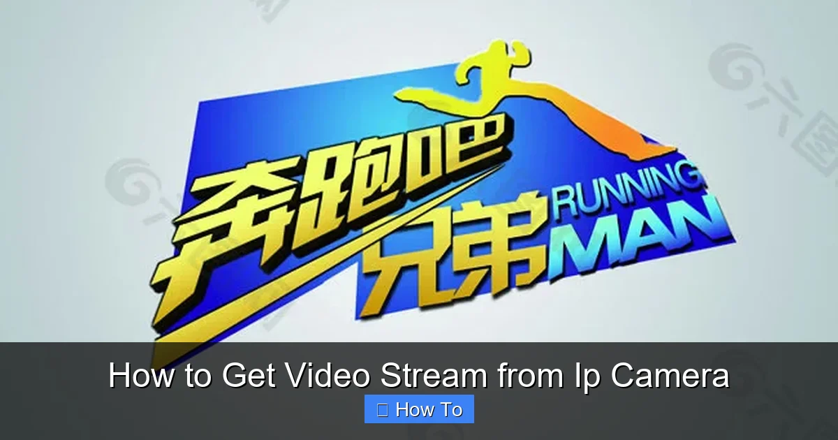 How to Get Video Stream from Ip Camera