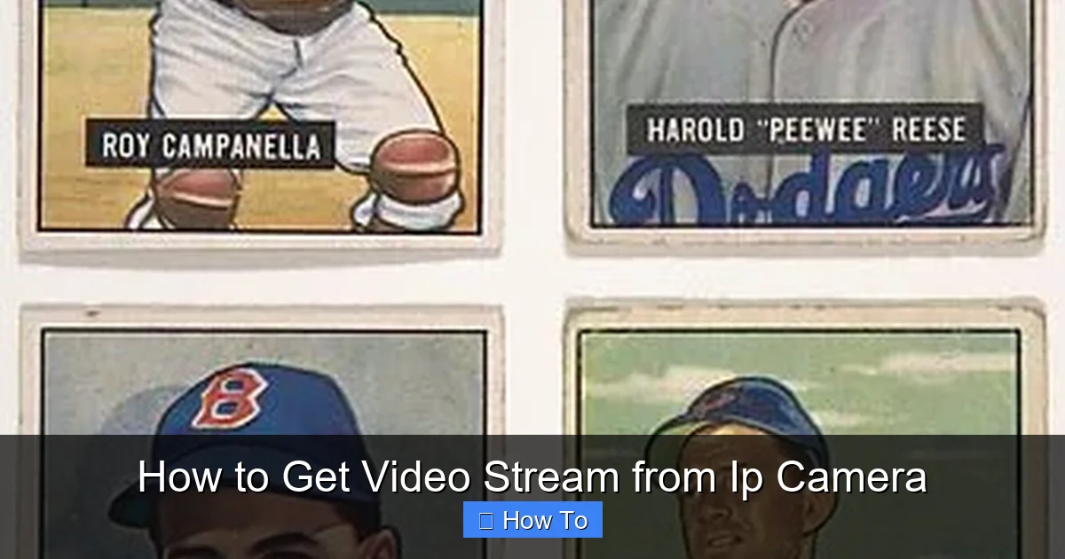 How to Get Video Stream from Ip Camera