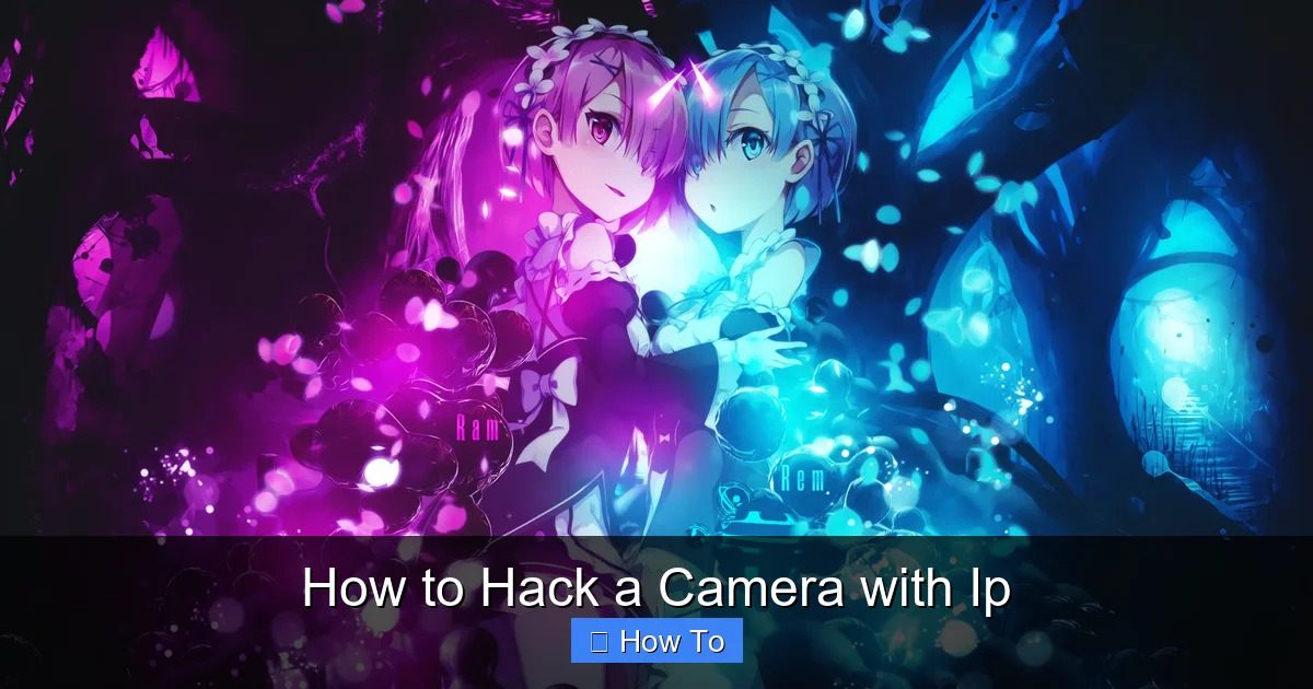 How to Hack a Camera with Ip