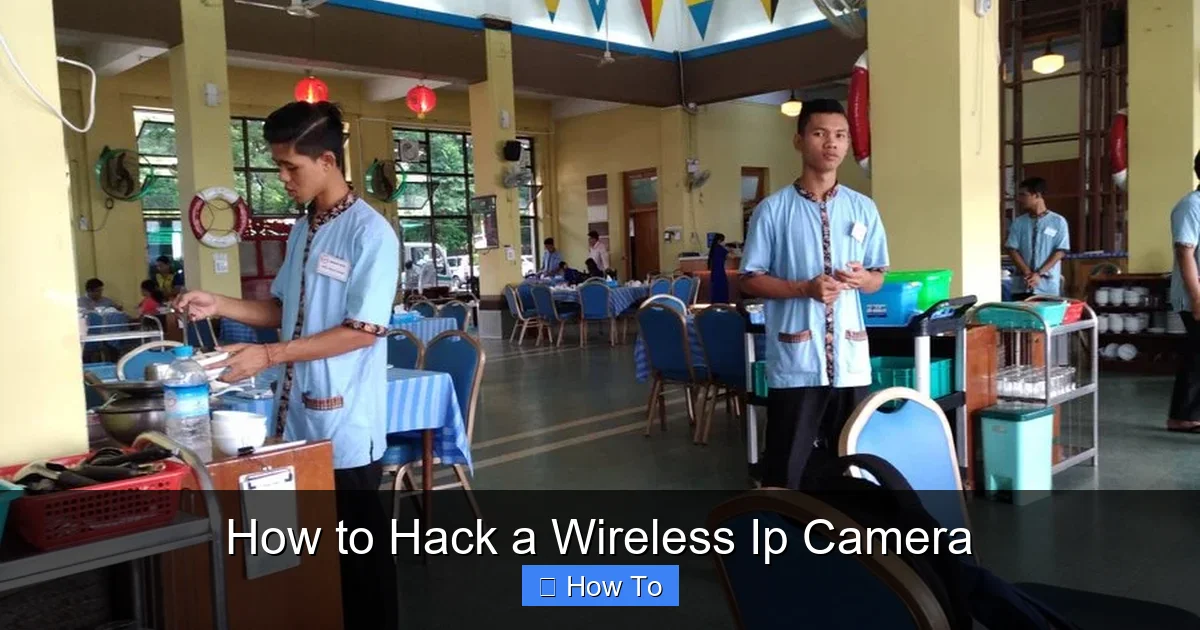 How to Hack a Wireless Ip Camera
