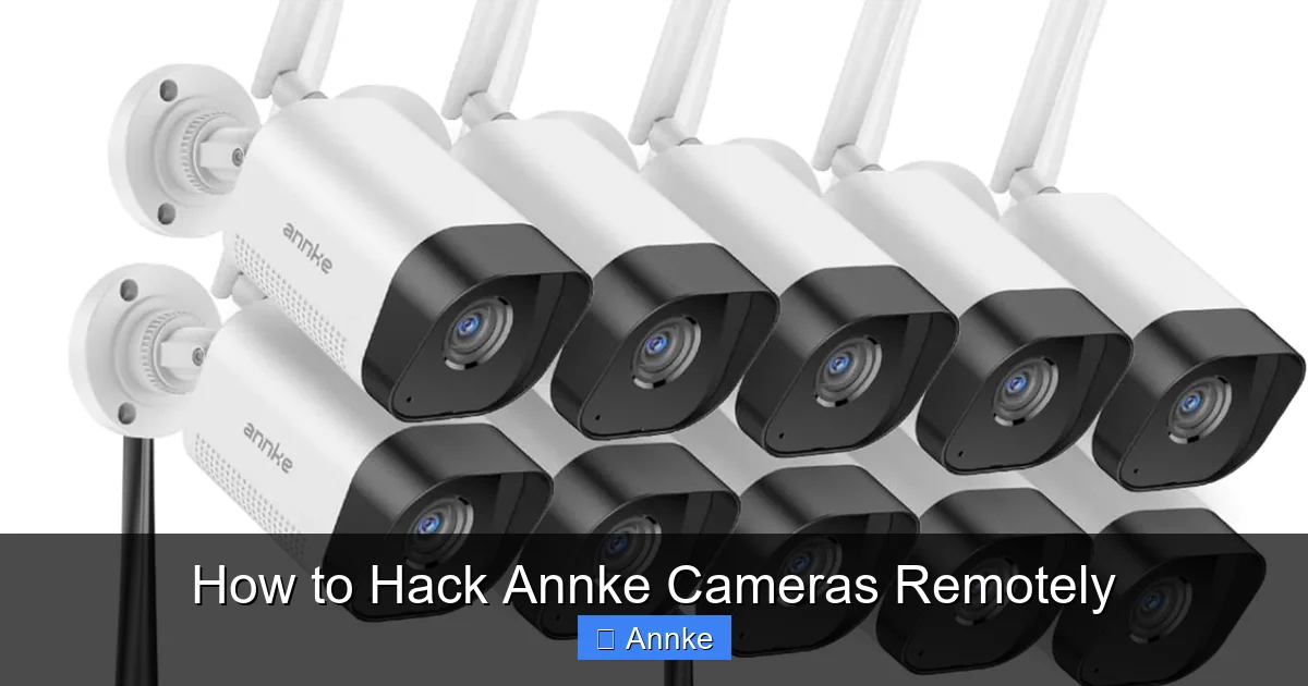 How to Hack Annke Cameras Remotely