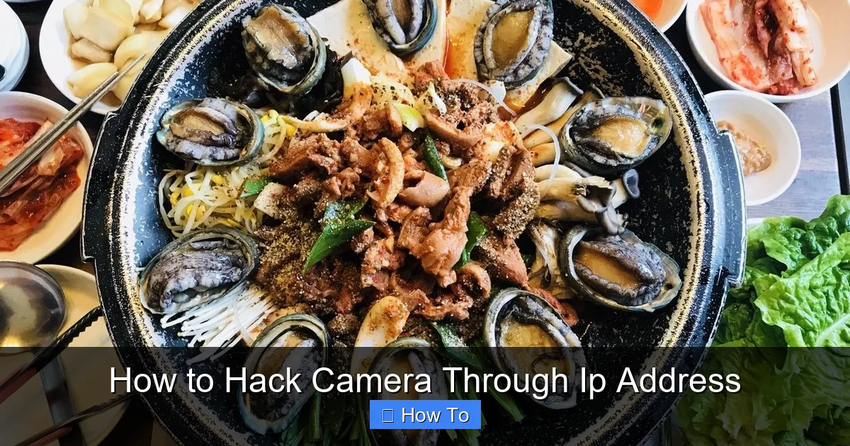 How to Hack Camera Through Ip Address