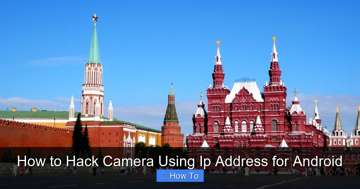How to Hack Camera Using Ip Address for Android