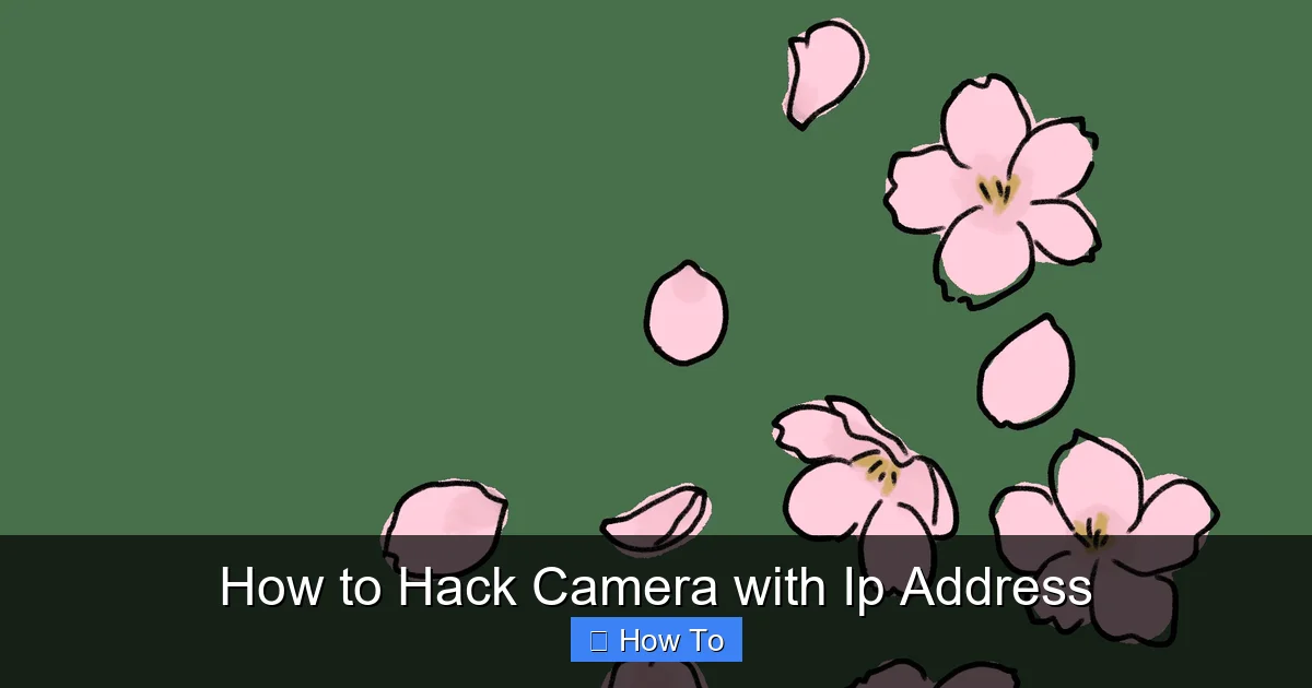 How to Hack Camera with Ip Address