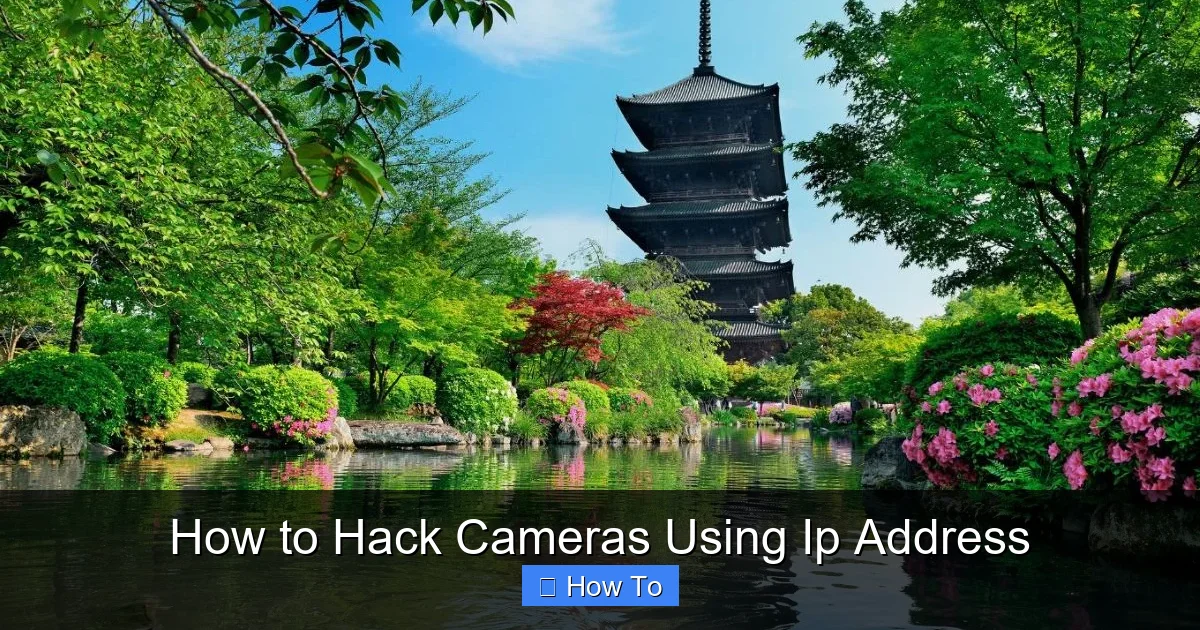 How to Hack Cameras Using Ip Address