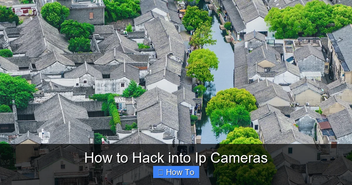 How to Hack into Ip Cameras