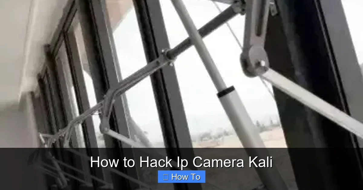 How to Hack Ip Camera Kali