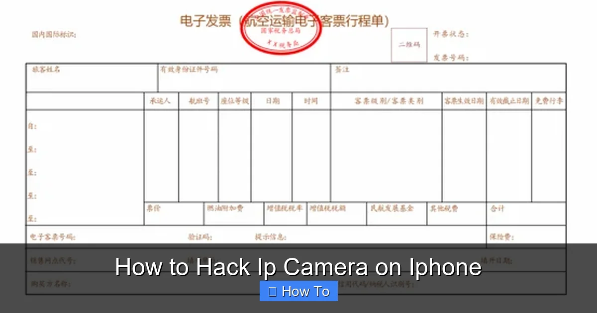 How to Hack Ip Camera on Iphone