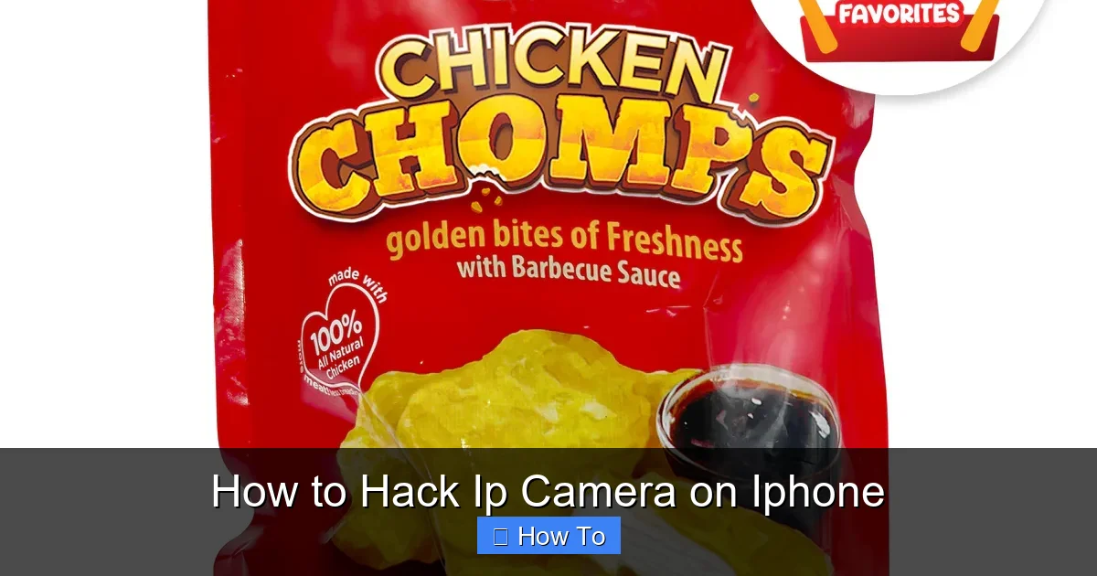 How to Hack Ip Camera on Iphone