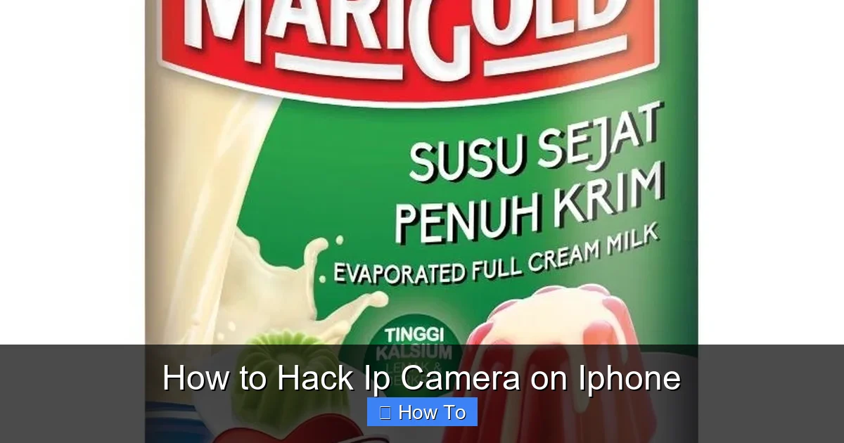 How to Hack Ip Camera on Iphone