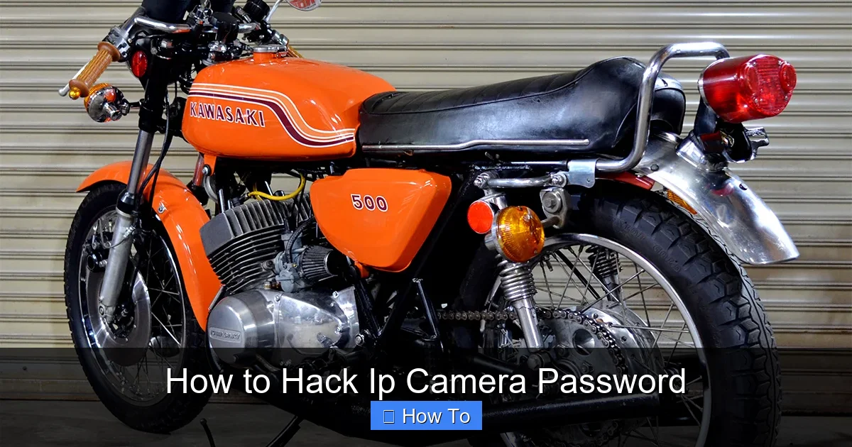 How to Hack Ip Camera Password