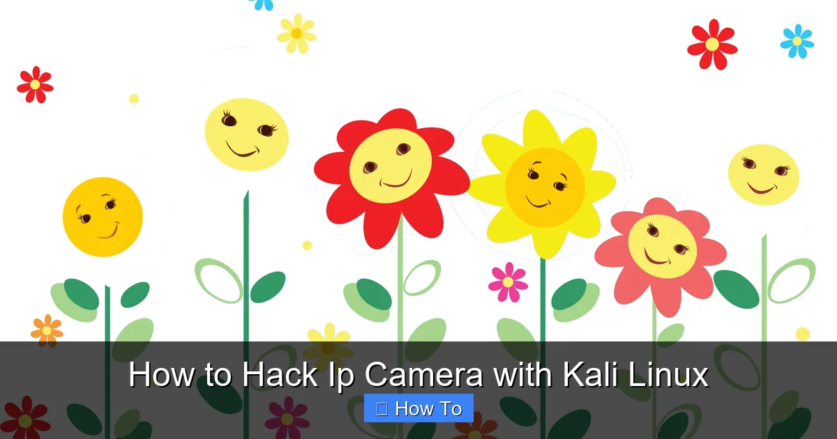 How to Hack Ip Camera with Kali Linux